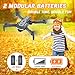 Drone with Camera for Kids Adults, Mini Foldable FPV Drones Remote Control Helicopter, RC Quadcopter with 1080P Live Video Camera, Gestures Selfie, One Key Start,2 Batteries, Toys/Gifts for Boys Girls