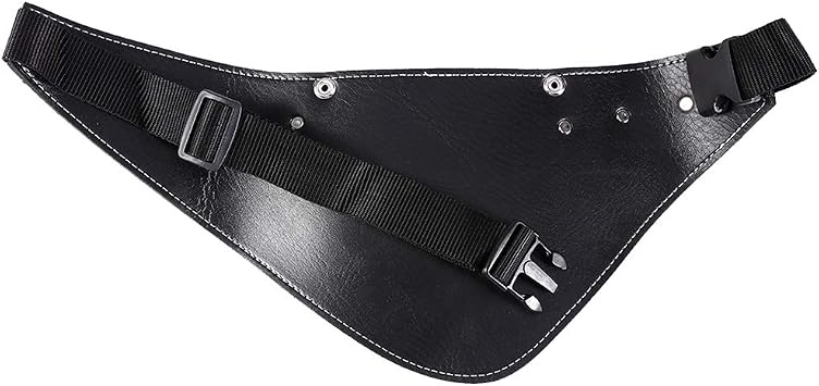 Scissor Holster with PU Leather Hairdressing Bag Pouch Holder with Waist Shoulder Belt Leather Scissor Bag for Hairdressers