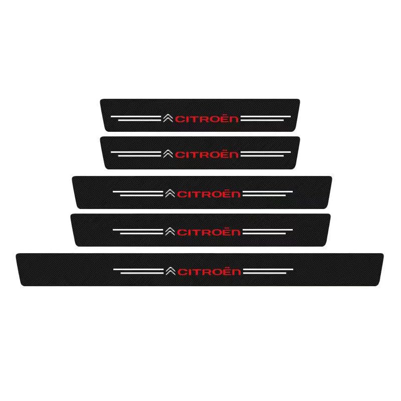4 Pièces Protection Seuil de Porte de Voiture pour Citroën