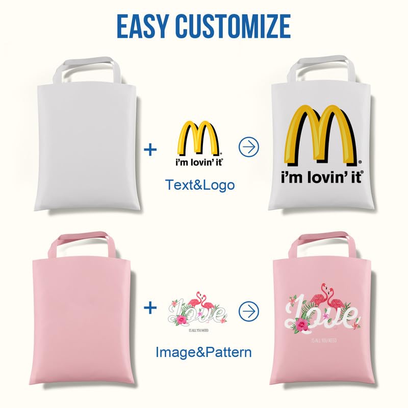 Custom Canvas Tote Bag Personalized Reusable Carryall Promotional Printed Shoulder bag in Bulk2