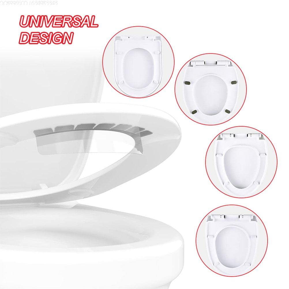 anti-éclaboussures universelle pour siège de toilettes, transparent, étanche pour enfants et adultes