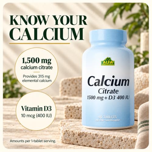 ALFA VITAMINS Calcium Citrate with D3