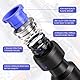 Bwintech 12 Pcs 10mm bis 12mm pneumatische gerade Verringerung Push to Connect Adapter Quick Release Reducer Fittings(PG10-12)