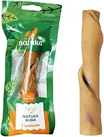 Natuka, Mordedor Natural P/Cães Natuka Pele De Búfalo Buba Enrolada
