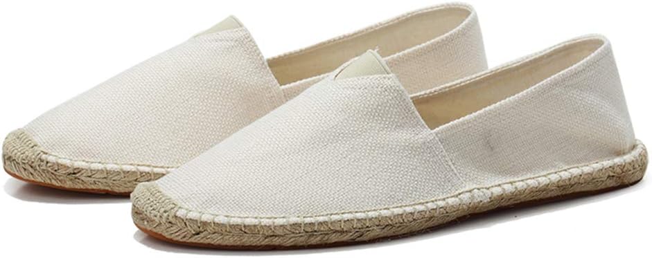 Unisex Espadrilles Flats Mens Womens Alpargata Breathable Slip On Canvas Shoes - Image 2