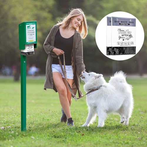 Image of Ireer 500 Pcs Thick Header Dog Waste Bags Bulk Dog Poop Station Refills Pet Waste Bags Thicker Leakproof Disposal No More Warm Yuck Feeling for Home Outdoor Parks Communities Hoas