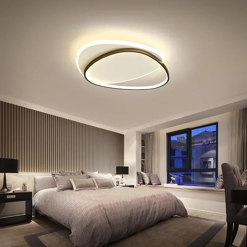 Plafonnier moderne dimmable 46cm pour ajuster la lumière du salon