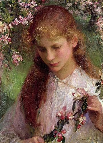 Affiche Fruit Blossom de George Clausen peinture salon lumineux