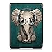 YuanKanJu Sudopo Anvas Case for Kindle Paperwhite 10th Gen 2018,Thinnest Light Shell Smart Cover with Auto Wake/Sleep for All-New Amazon Kindle Paperwhite 6 Inch 2018 Release, Music Elephant