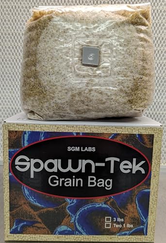 Spawn-Tek Mushroom bolsa de mijo de 3 libras con grano seleccionado para micología 4