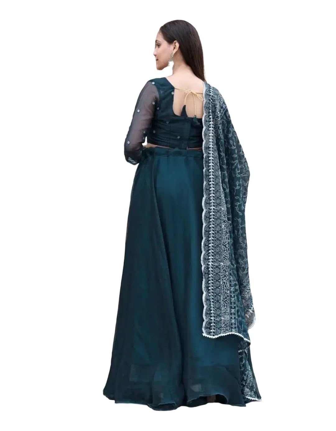 Women’s Georgette Lehenga Choli Set with Dupatta