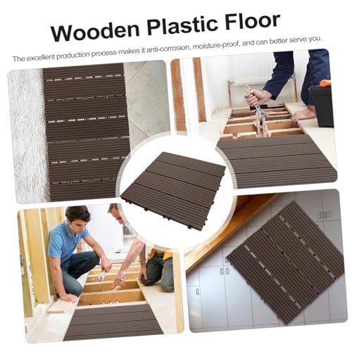 Parquet et plastique extérieur Operitacx pour un balcon élégant et fleuri