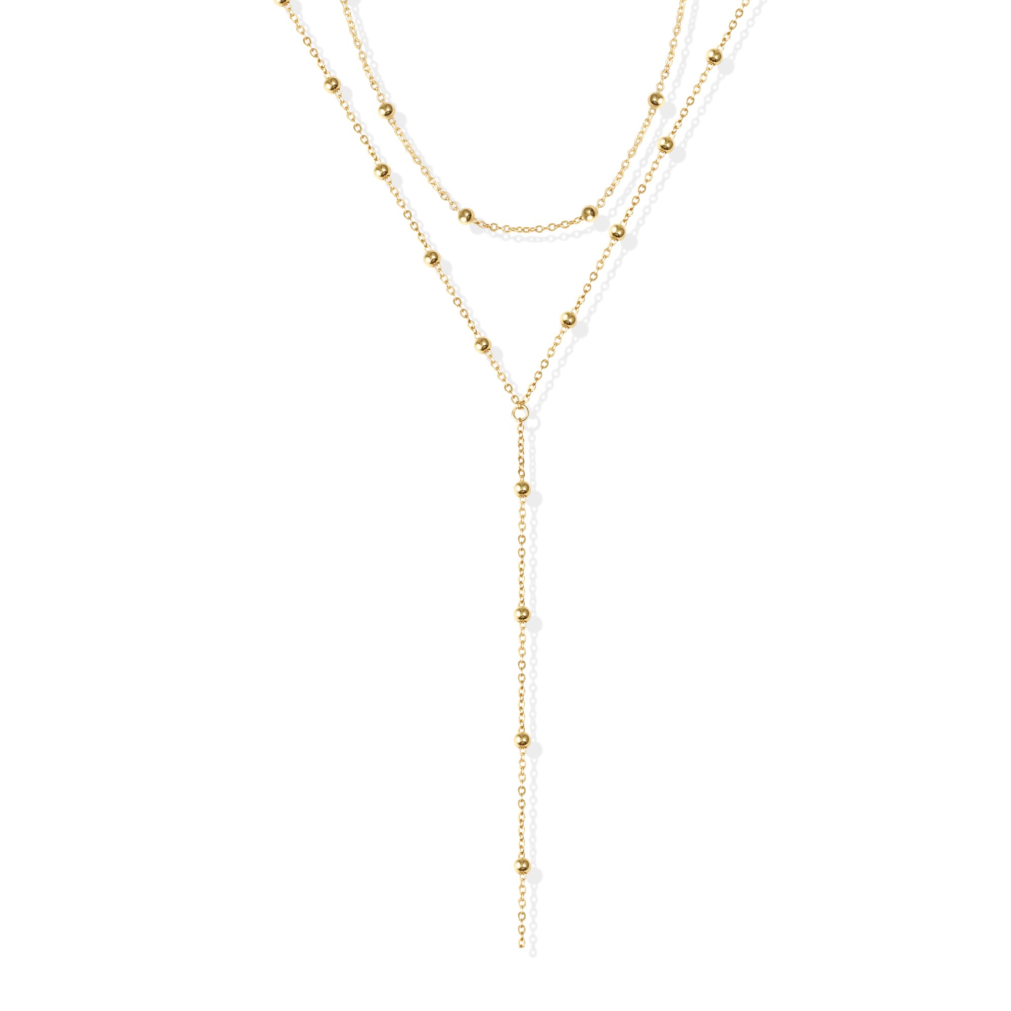 BOUTIQUELOVIN14K Gold Plated Lock Necklace for Women Paperclip Link Chain Padlock Necklace Non-Tarnish