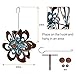 Winwindspinner for Yard Garden - Outdoor Metal Large Yard Wind Sculpture Spinners, Lawn Ornament Flower Windmill for Outdoor Garden Yard Patio (Copper Teal)