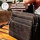 STILORD Herren-Handgelenktasche aus Echtleder braun - Vintage Männer-Handtasche - Retro Ledertasche - Leder-Herren-Organizer ’Pax’