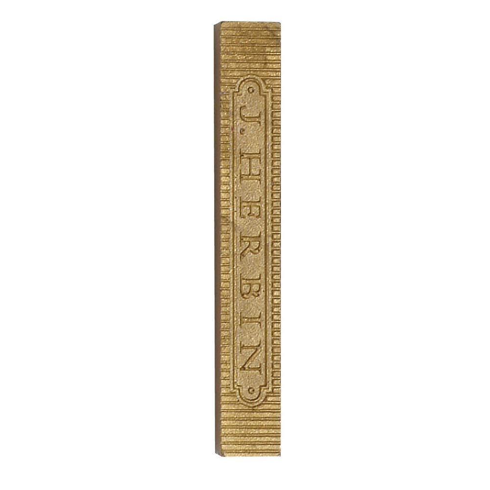 Jacques Herbin 33104T - A case of 4 sealing wax sticks, Gold Colour - 8.5cm - Writing - Creative Tool - Traditional presentation - Use for Correspondance