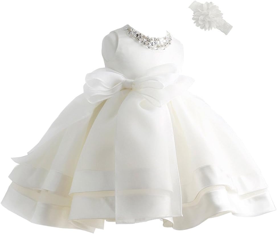 Coozy Baby Girl Dress Christening Baptism Gowns Flower Girl Special Occasion Dress