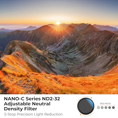 Filtro ND variable ND2-32 K&F Concept Serie C de 1 a 5 pasos para objetivos de cámaras HD 2