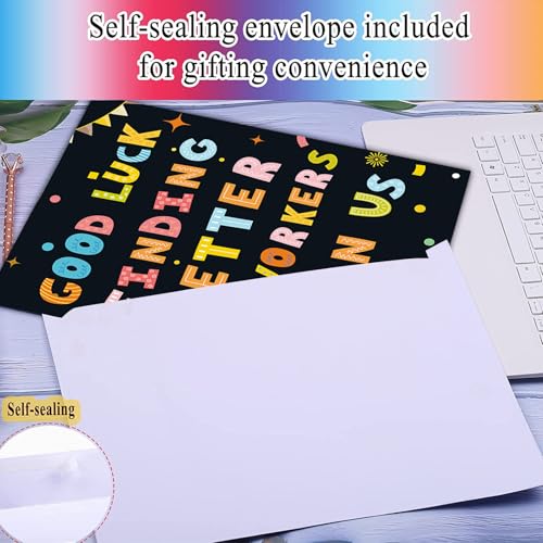 Image of We Will Miss You Card with Envelope, Jumbo Going Away Card,Large Farewell Cards for Coworkers, Big Farewell Card, Giant Miss You Card, Going Away Party Decorations, Goodbye Party Decorations (14x22iinch)