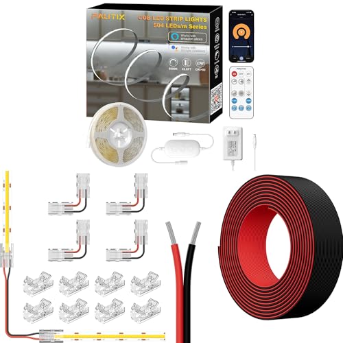 Tira LED COB Luz Día 6000K 10 m 504 LEDs/m Dimmable miniatura 1