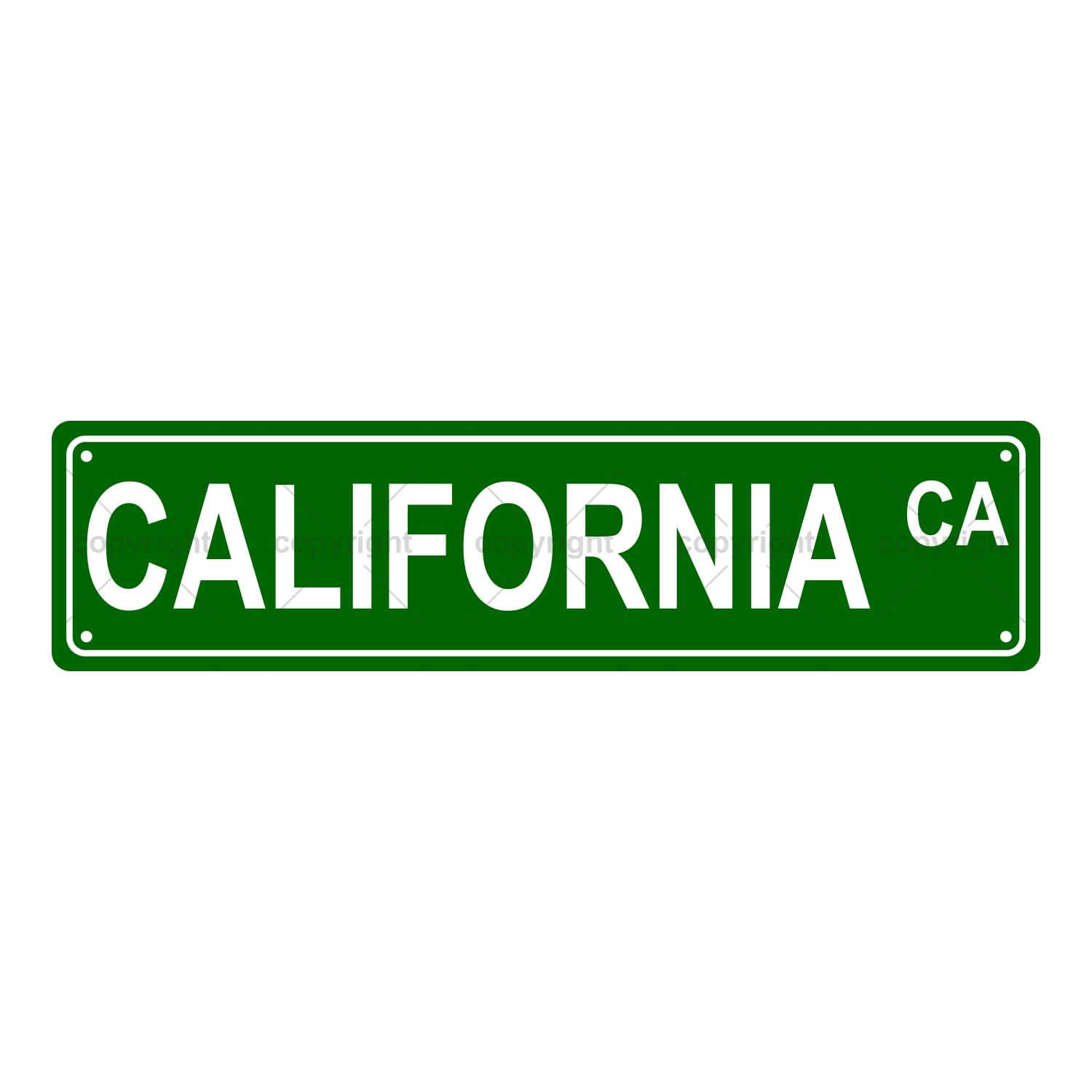 California Ca American States and Territories Metal Tin Street Sign Bar Cafe Garage Cave Home Room Wall Bathroom Farmhouse Garden Porch Patio Decor,4x16 Inch