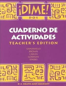 Paperback DIME DOS! Cuaderno De Actividades - Teacher's Edition (Activity Workwork) Book