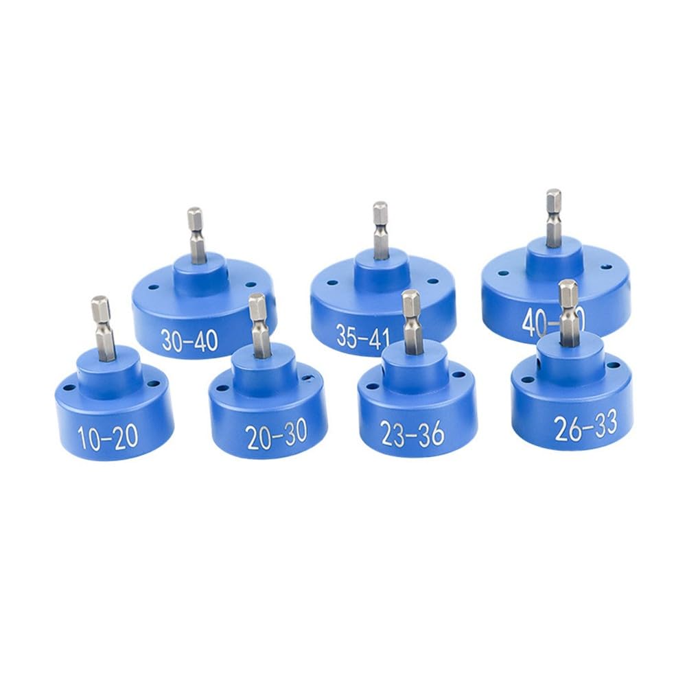 Adapter do zamykania butelek 1/4 cala trzpień sześciokątny tworzywo sztuczne niebieski