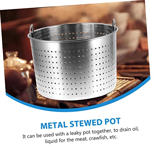 KICHOUSE Fritadeira Inserção De Propano Balde De Peru De Metal Panelas Fervura De Carne Cozinha Aço