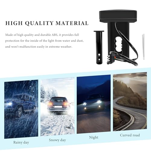 Image of 15 LED Brake Light Trailer Hitch Cover, 12V Smoked Lens Square Brake Tail Light Fit 2 inch Receiver, Waterproof LED Towing Hitch Lights Exterior Accessories for Truck Trailer SUV