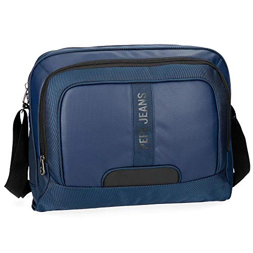 Preisvergleich Produktbild Pepe Jeans Bromley Aktentasche, 39 cm, 13.3 liters, Blau (Azul)