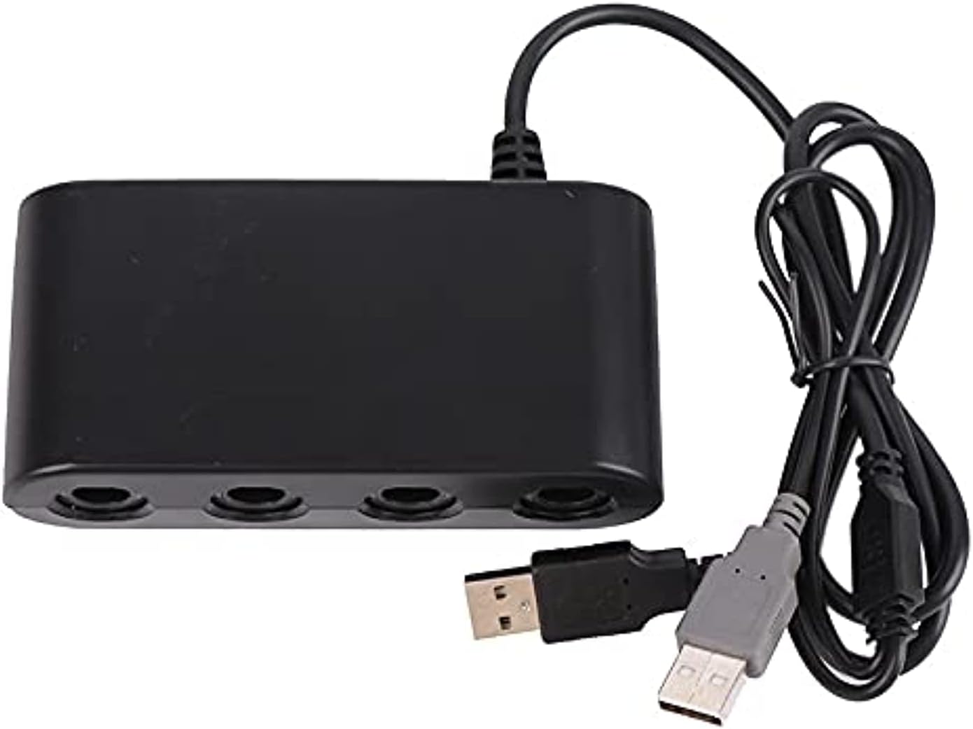 SKEIDO NGC 4 Port Game Cube Controllers Adapter for Wii U, PC USB & Switch
