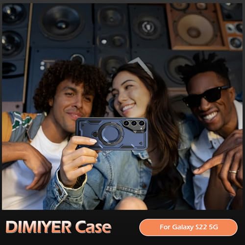 Image of for Samsung Galaxy S22 Case Magnetic with stand [Compatible with MagSafe] [with Screen Protector] Wireless Charging, Shockproof Galaxy S22 5G Case, Ring Holder Phone Cover, for Samsung S22 Phone Case