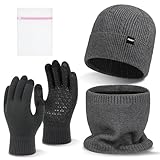 【Matériaux Supérieurs & Confort Maximal】 L’ensemble bonnet écharpe gants est fabriqué en fibre acrylique et tricoter de haute qualité, avec doublure en polaire/molleton douce. La taille unique extensible s’adapte à la plupart des têtes et mains, doux pour la peau, léger et chaud, résistant à la décoloration et à l’effilochage.