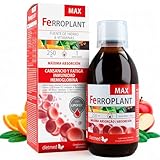 Dietmed Ferroplant Solución Oral 250 ml - Hierro Lipofer® con Vitaminas - Concentrado de Frutas Plantas y Miel - Con Naranja Manzana Uva y Cereza