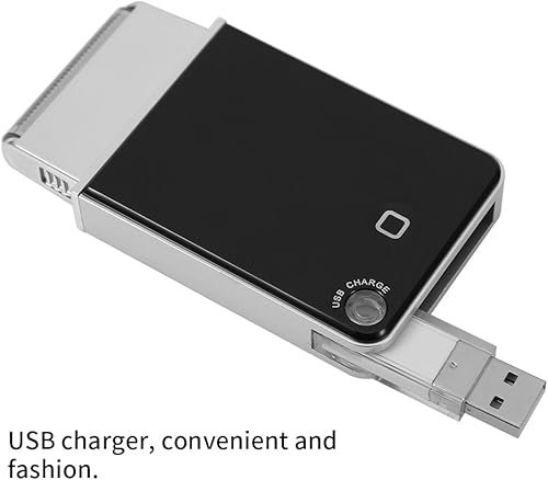 Miniatura 5 de Sonew Afeitadora eléctrica recargable para hombre, recortadora de barba para rostro, nariz y orejas, con cargador USB
