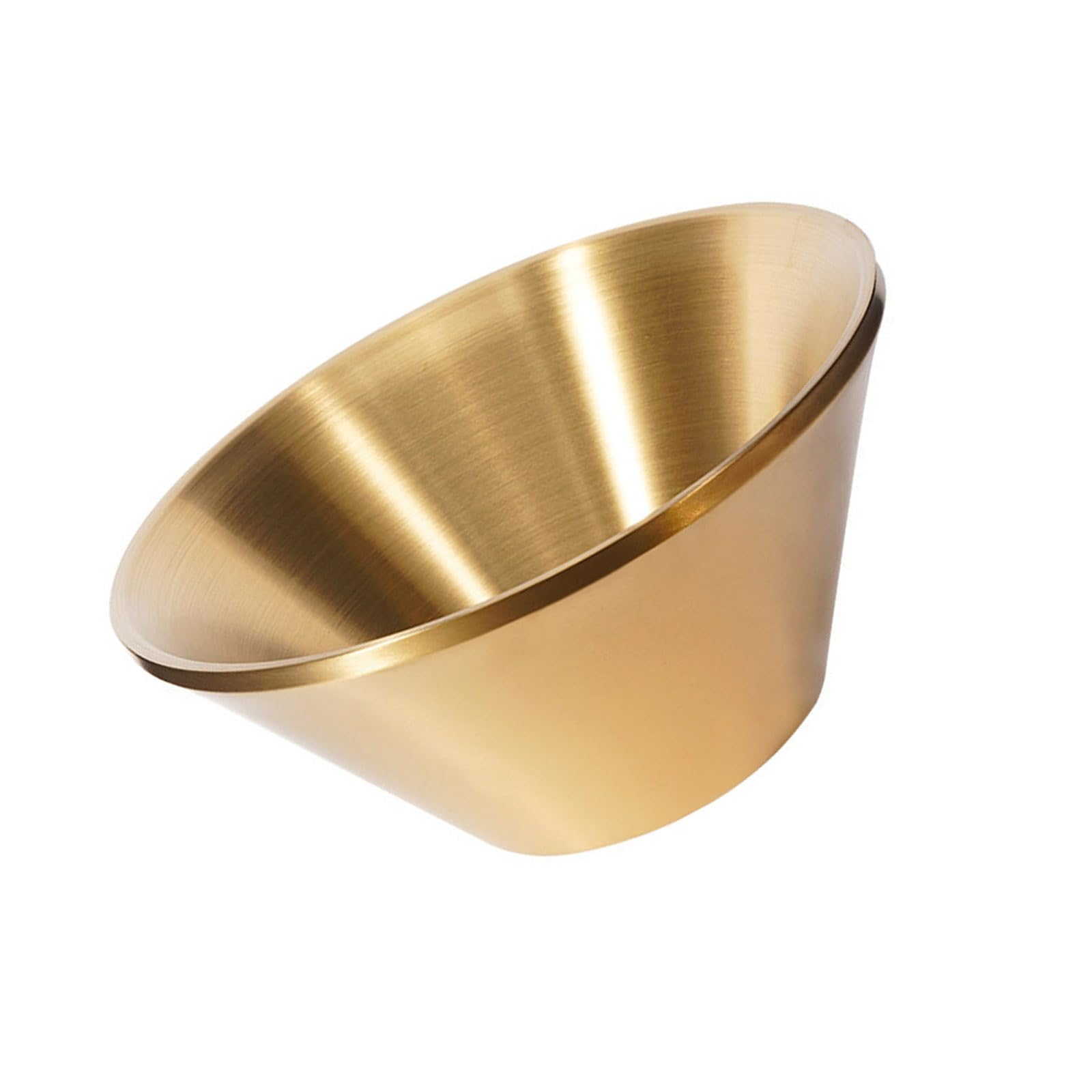 CRFFZ Layer Stainless Steels Bowl Antiscalding V Shape Mixing Salad Bowl Kitchen Serving for Restaurant Home Party V Shape Mixing Salad Stainless Steels Dessert Bowls