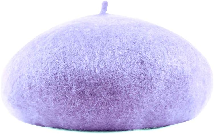 Xelue FF Women Girl 1 Pcs Solid Color Wool Beret Beanie Hat Cap