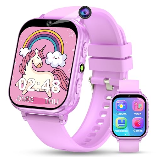 KALINCO Kids Smart Watch, 30+ Games Camera Video Pedometer...