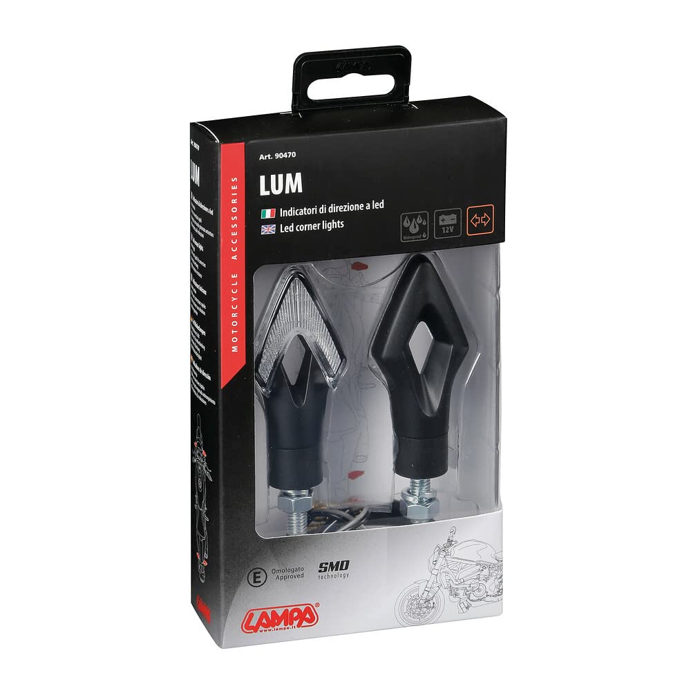 COMPATIBILE CON RIEJU MRT 50 COPPIA DI FRECCE A LED OMOLOGATE PER MOTO INDICATORI DI DIREZIONE 12V UNIVERSALE 75CM X 27CM LAMPA LENTE BIANCA LUCE ARANCIO