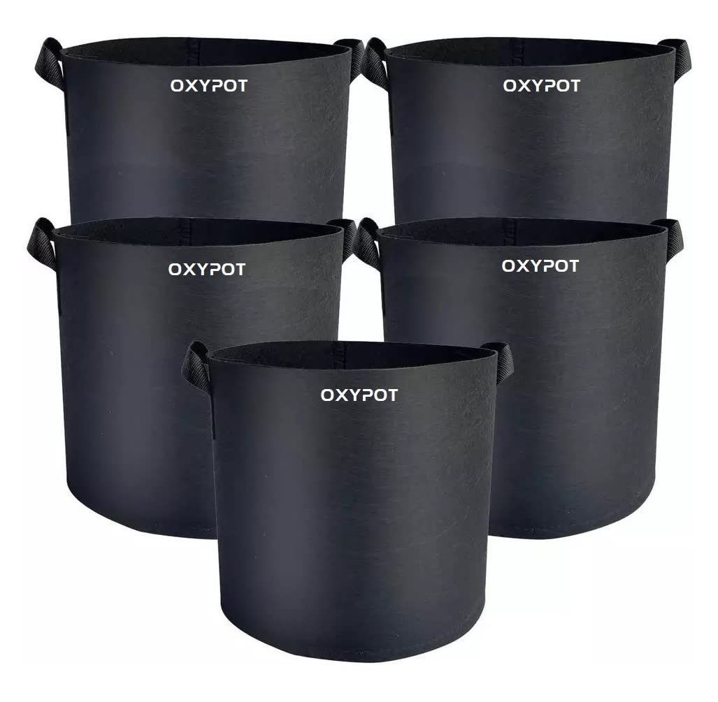 OXYPOT ; Air Pruning Smart Grow Bags (12 X 12 Inches Pack of 5 Air