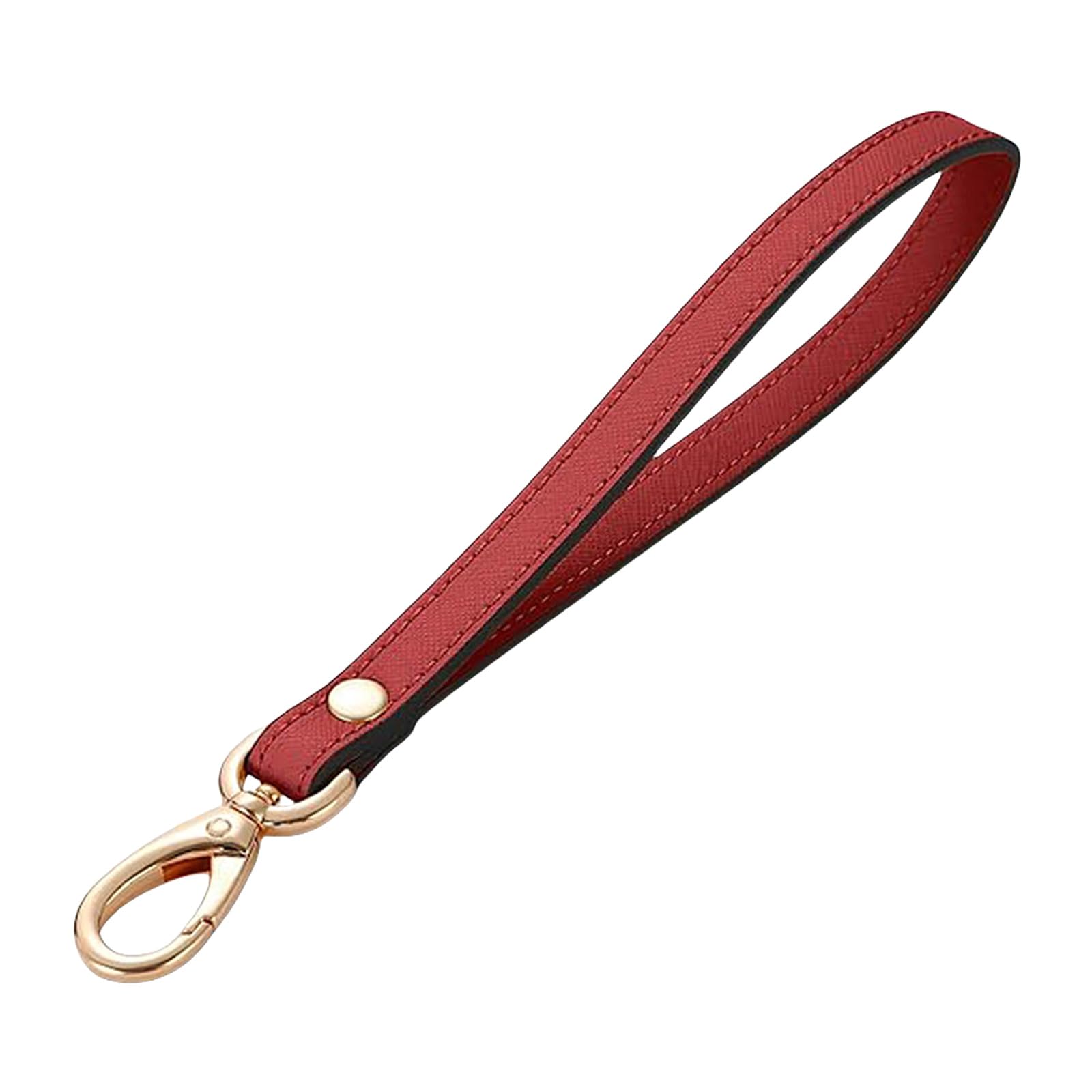 Buxuaaaa Straps Pu Wristlet Keychain Handle Rope DIYS Accessory Wrist Straps Wristlet for Purse, Wallet, Clutches, Keychain
