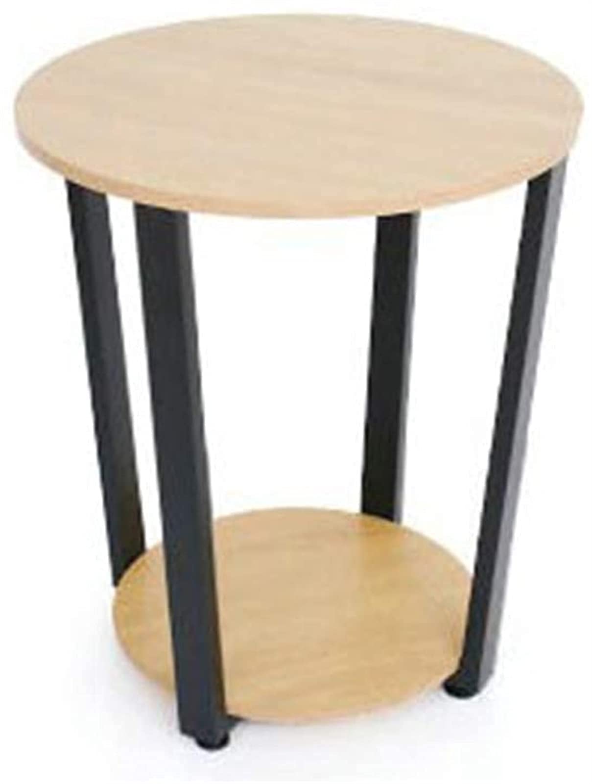 Table de canapé table d'appoint salon table basse de chevet bois et métal portable