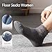 hwqsad Fashion Lace Warmer Socks, Fall Winter Ruffle Non Slip Ankle Socks with Lace Trim, for Home Floor/Machine Wash (mix#D)