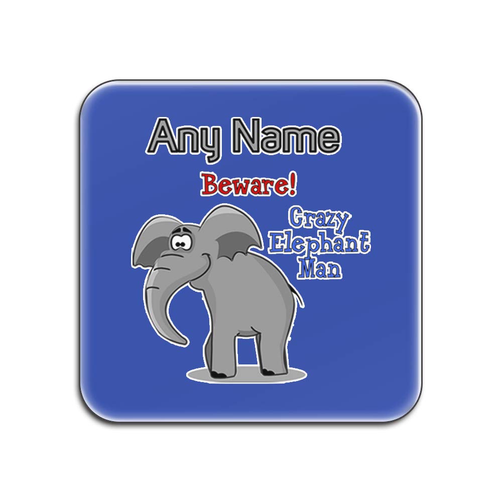 Sous-verres crazy elephant man anti taches pour table basse