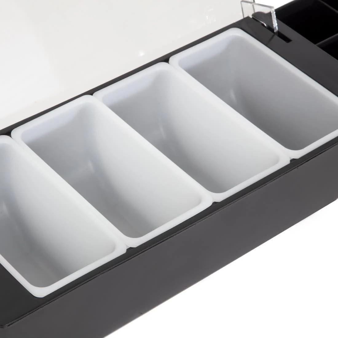 Beaumont - D871 Gewürz- und Serviettenspender, multifunktional, für Tisch, Küche, schwarz