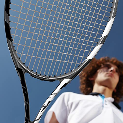 Tennis Rackets 2 Players Recreational For Beginners,Pre-Strung 27 Inch Light Adult Racquet Set- Grey #TOP5