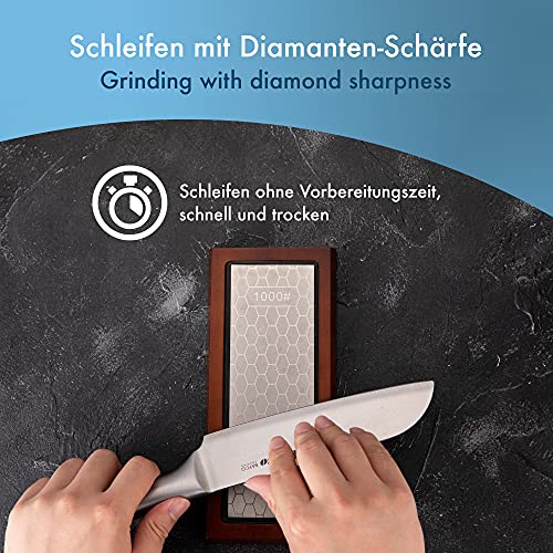 Diamant Schleifstein Set von Panteer für präzises Schärfen