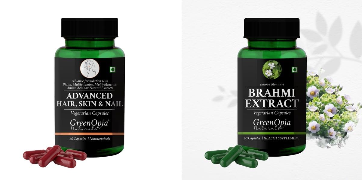 Advanced HSN (Hair, Skin Nails) Brahmi Wellness Daily Vitality 60 CAPSULES-image-45