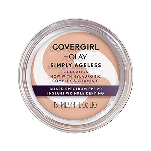 Covergirl & Olay Simply Ageless Instant Wrinkle-Defying Foundation, Natural Ivory