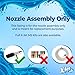 X-Jet M5 Nozzle Only #20 - Adjustable Long-Range External Injection Pressure Washing - From 0 to 60 Degree Spray Pattern - Replacement Nozzle for X-Jet M5 Kit- W/ 2000 to 4500 PSI 7-8 GPM